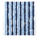 Cortina de puerta Azul cielo y azul oscuro 195x56