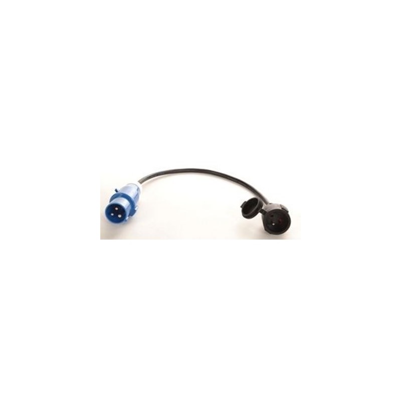 Adaptador macho Cee 17 / Hembra Estandar 60 Cm 