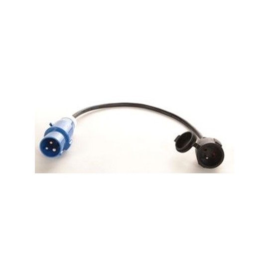 Adaptador macho Cee 17 / Hembra Estandar 60 Cm 