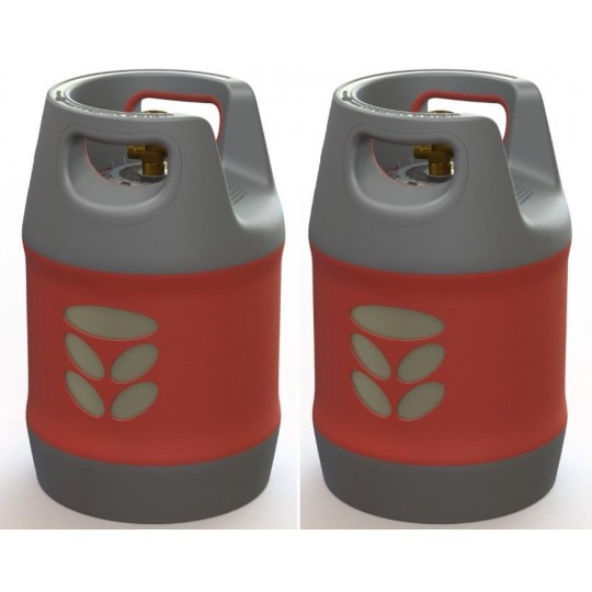 Kit 2 botellas Glp recargable 12,7L o 18,2L