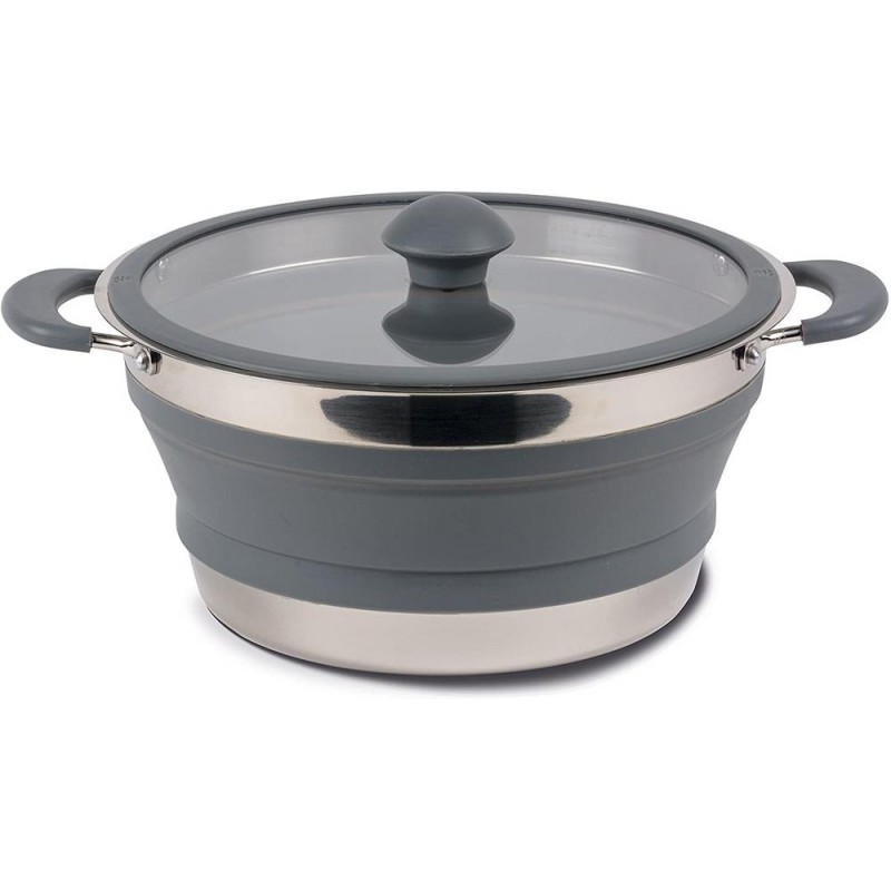 Cacerola Kampa plegable gris 1 l