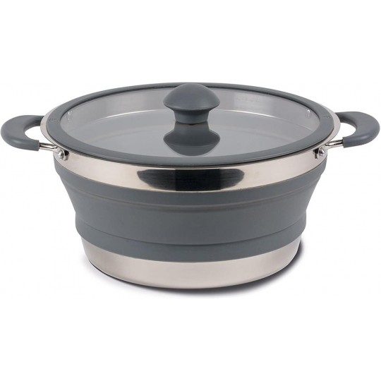 Cacerola Kampa plegable gris 1 l