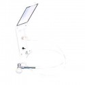 Ducha exterior blanca con cerradura