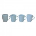 Juego 4 tazas melamina Cool White 350 ml antidesli