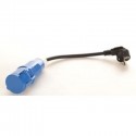 Adaptador hembra CEE 17/macho estándar 40 cm - a g